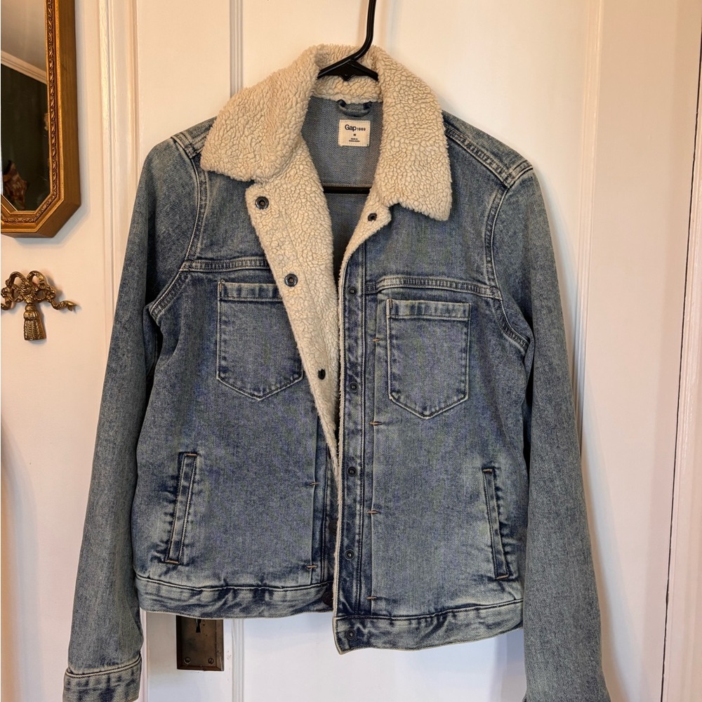 JeanJacket with Sherpa Collar